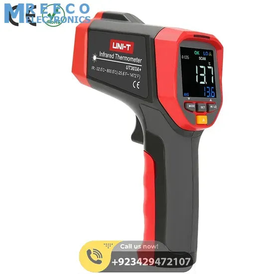 UNI-T UT303A+ Infrared thermometer - Top View