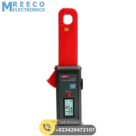 UNI-T UT258A AC/DC Leakage Clamp Meter - Front View