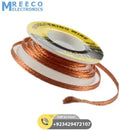 2ft Braid Solder Remover Wick 0.75m 2.0 mm Desoldering Copper Spool Wire - Front View