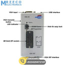 BIOS RT809F Serial ISP Programmer RT809 With 3 Adapters - Bottom View