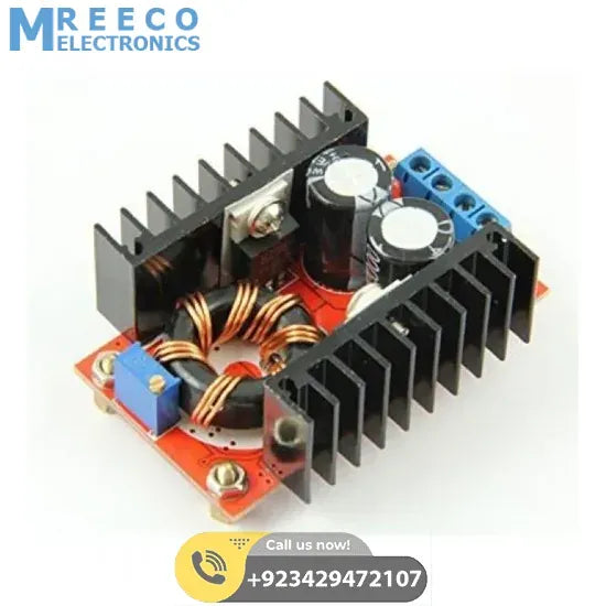 150w DC To DC Boost Converter 10 32v To 12 35v 6a Step Up Power Supply Module - Front View