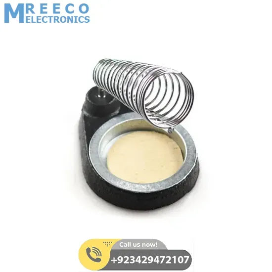 Soldering Iron Stand metal ROUND - Side View