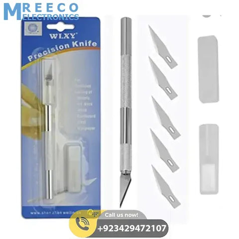 WLXY Mobile Repairing Knife Set 6 Pcs Precision Art Hobby - Front View