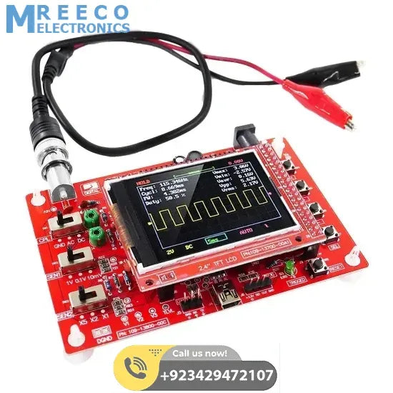 Fully Assembled DSO138 2.4″ TFT Digital Oscilloscope In Pakistan - Front View