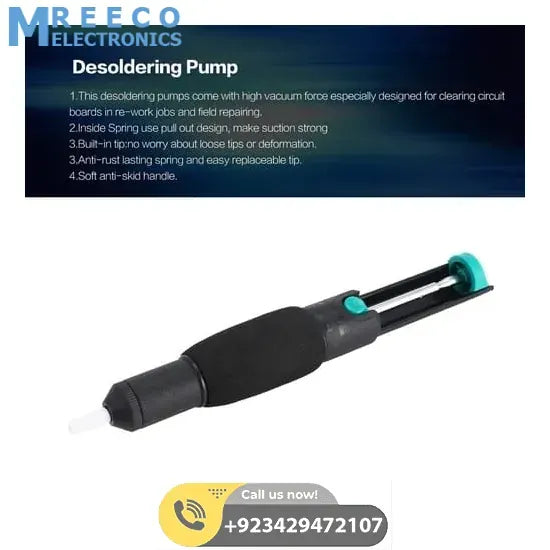 Desoldering Pump Vaccum Solder Sucker - Side View