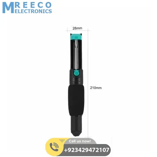 Desoldering Pump Vaccum Solder Sucker - Angle View