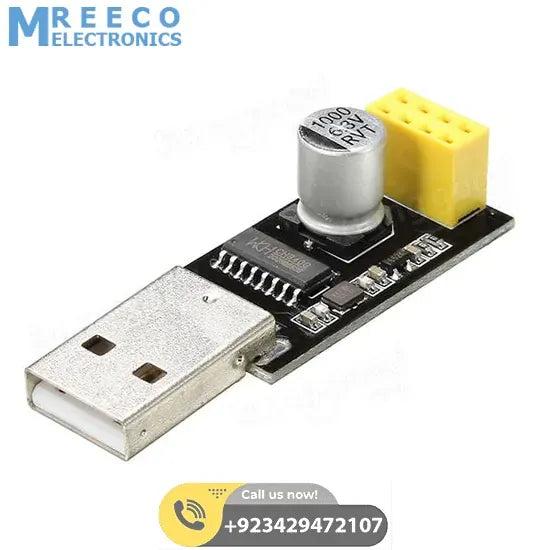 USB To ESP8266 Serial Adapter Widreless WIFI Develoment Board Transfer Module - Front View