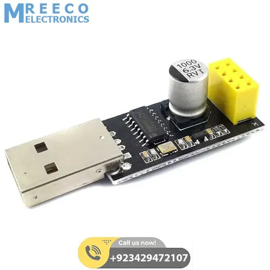 USB To ESP8266 Serial Adapter Widreless WIFI Develoment Board Transfer Module - Side View
