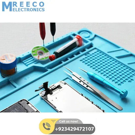 Heat Insulation Silicone Large Soldering &amp; Repairing Mat - Display View