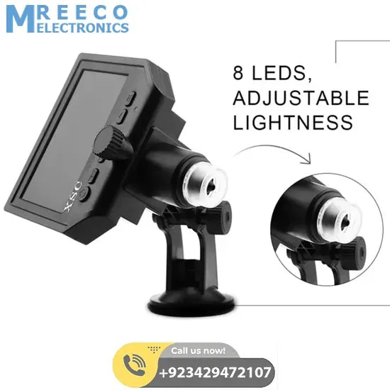 Digital Microscope 4.3in HD LED 3.6MP 1-600X Continuous Magnifier - Usage Example