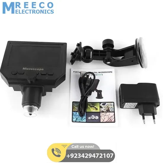 Digital Microscope 4.3in HD LED 3.6MP 1-600X Continuous Magnifier - Detail Shot