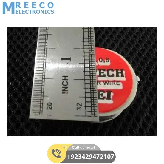 0.8mm 2.5ft Soldering Wire - Back View