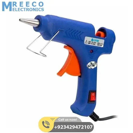 Hot Melt ABC-E15W Glue Gun For 7mm Glue Rod - Front View