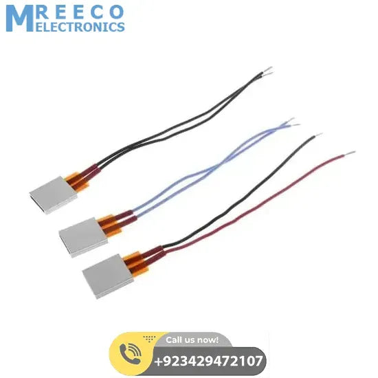 Aluminium Thermostat Heating Element Plate 12V 200℃ - Back View