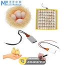 Aluminium Thermostat Heating Element Plate 12V 200℃ - Bottom View