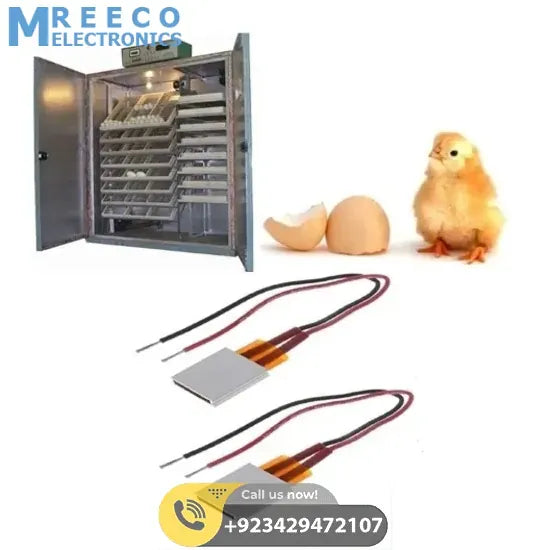 Aluminium Thermostat Heating Element Plate 12V 200℃ - Angle View