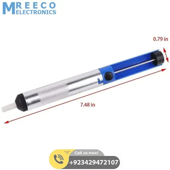 Desoldering Pump Solder Sucker - Side View