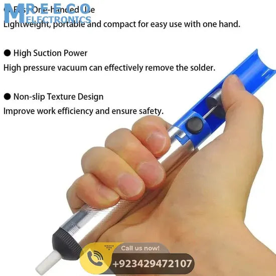 Desoldering Pump Solder Sucker - Top View