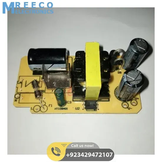 12V 1000mA 12V 1A Power Supply Isolated Switching Power Supply AC DC Power Supply - Side View