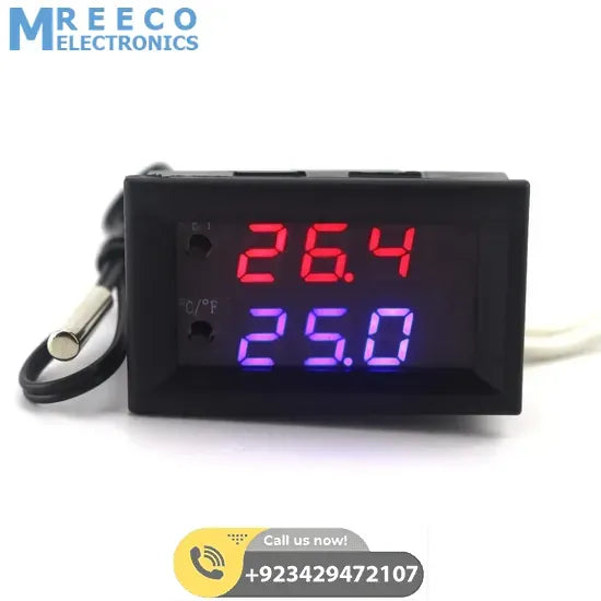 W1209WK W2809 Temperature Controller - Front View