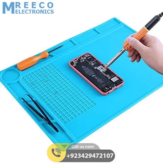 small Silicone Mat Soldering And Repairing Mat - Front View