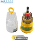 Low Quality Jackly 31 In 1 Screw Driver Set Screwdriver With Toolkit Low Quality - Front View