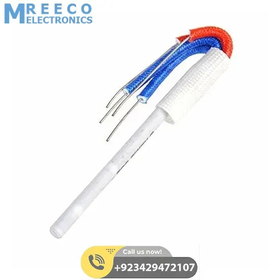 24V 50W Ceramic Electric Soldering Iron Heating Element Core Replacement - Front View