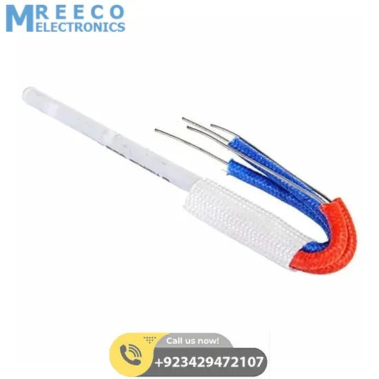 24V 50W Ceramic Electric Soldering Iron Heating Element Core Replacement - Back View