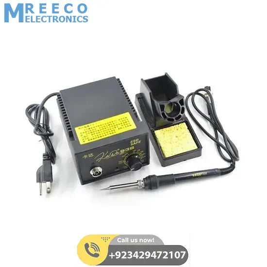 Soldering Iron Station Adjustable Temperature ESD Safe KADA 936 - Front View
