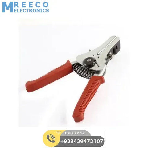 Wire Stripper spring loaded plastic coated handle - Front View