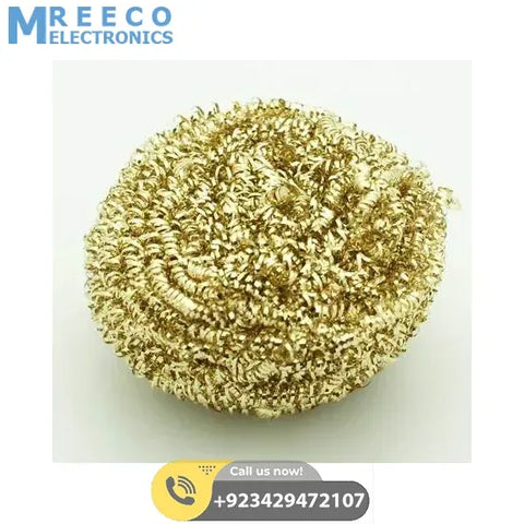 Wire Sponge Soldering Iron Tip Cleaner Tip Iron Cleaning Wire Wire Ball - Front View