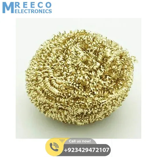 Wire Sponge Soldering Iron Tip Cleaner Tip Iron Cleaning Wire Wire Ball - Front View