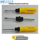 Double Head Plastic Handle Screwdriver - Front View