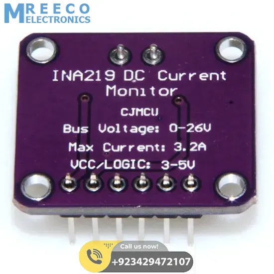 INA219 Bi-Direction DC Current Power Supply Sensor Module GY-219 Module in Pakistan - Top View