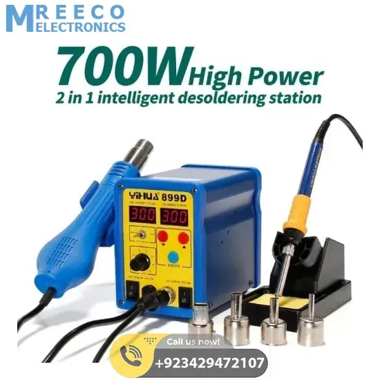 Hot Air Soldering Rework Station Heat Gun Welding Machine YIHUA YH899D - Front View