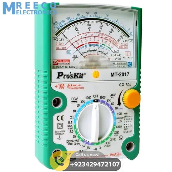 Proskit Analog Multimeter MT2017 - Front View