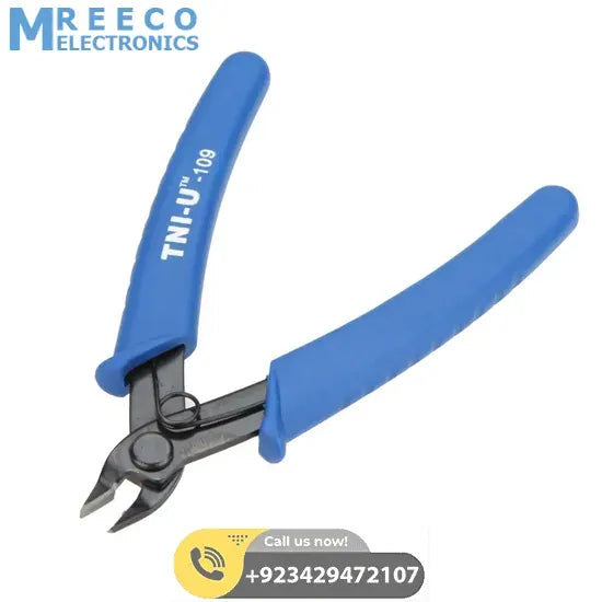 TU-109 5 '' electric excellent curved cut Pliers jewelry fishing pliers - Front View