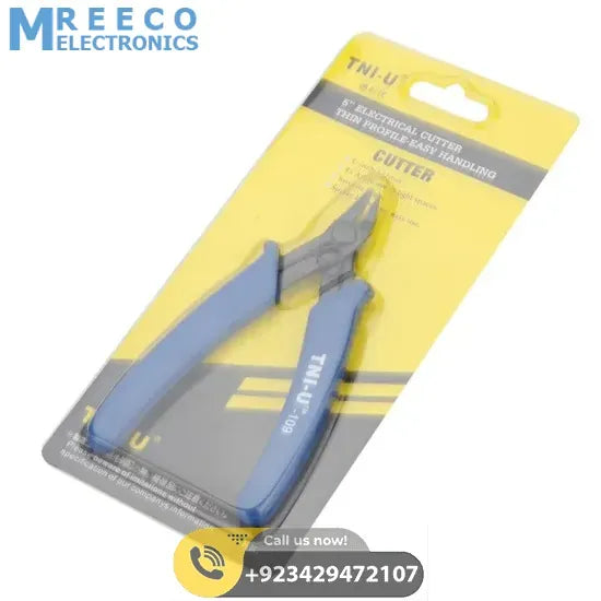 TU-109 5 '' electric excellent curved cut Pliers jewelry fishing pliers - Side View