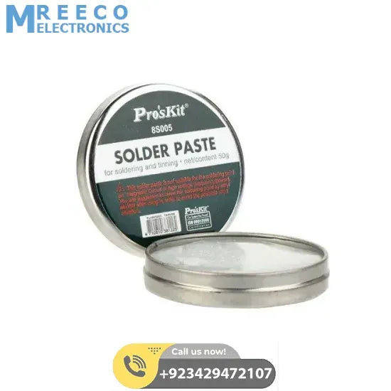 ProsKit 8S005 Soldering Paste 50g - Front View