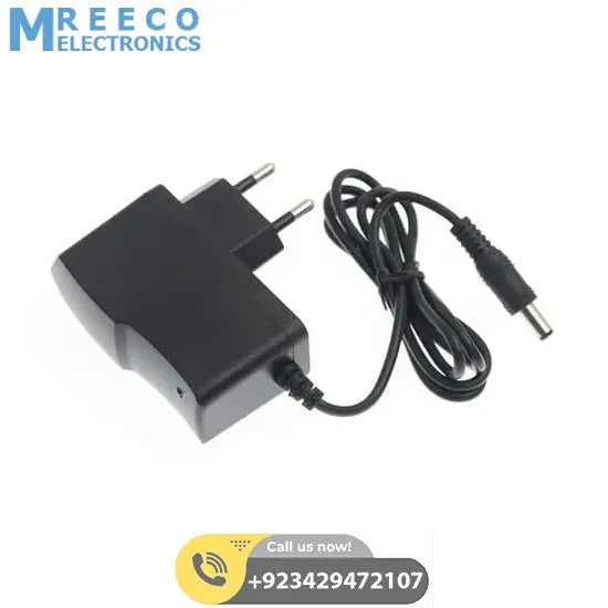 Power Supply Adapter 15V 1A Dc Jack 5.5mm x 2.1mm used - Side View