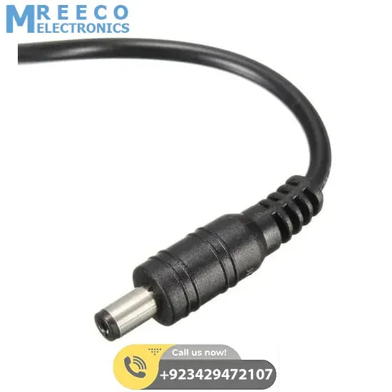 Power Supply Adapter 15V 1A Dc Jack 5.5mm x 2.1mm used - Back View