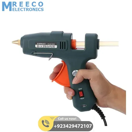 Instant Heat 60W 100W Dual Temperature Glue Gun - Front View
