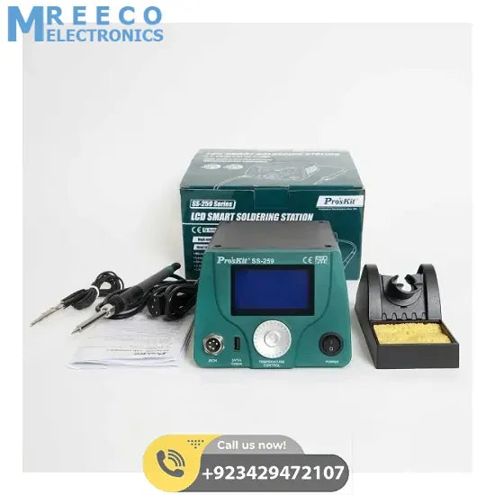 Proskit 90W LCD Smart Soldering Station SS-259 - Side View