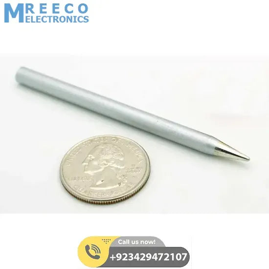 Soldering Iron Bit for 30 Watt Soldering Irons Copper with Corrosion Resistant Coating - Front View