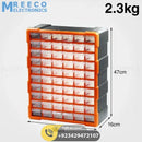 60 Drawer Plastic Component Storage Tools Box Makeup Jewelry Medicine Stationery Organizer - Bottom View