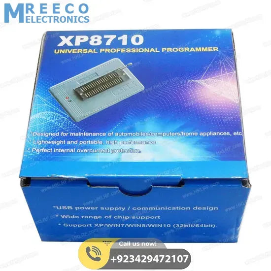 XP8710 Universal Professional Programmer with Over Current Protection - Front View