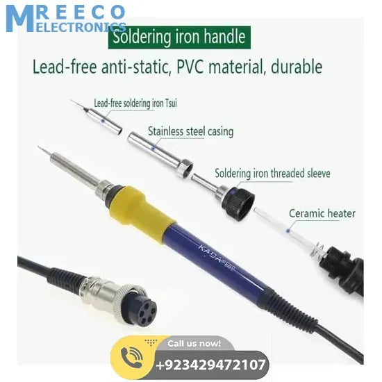KADA 2018D+ SMD BGA Rework Station Hot Air Gun Soldering Iron 2 in 1 Welding Station - Display View