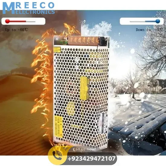 Switching Power Supply SMPS 24V 5A - Side View