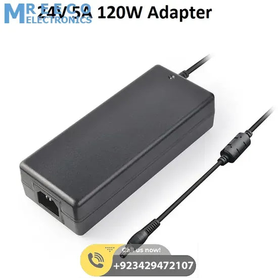 USED Power Supply Adapter 24V 5A 120W - Front View