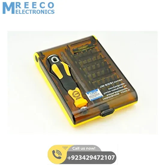 JM-6091 37 in 1 Multi-functional Screwdriver Hand Tool Set Household - Side View